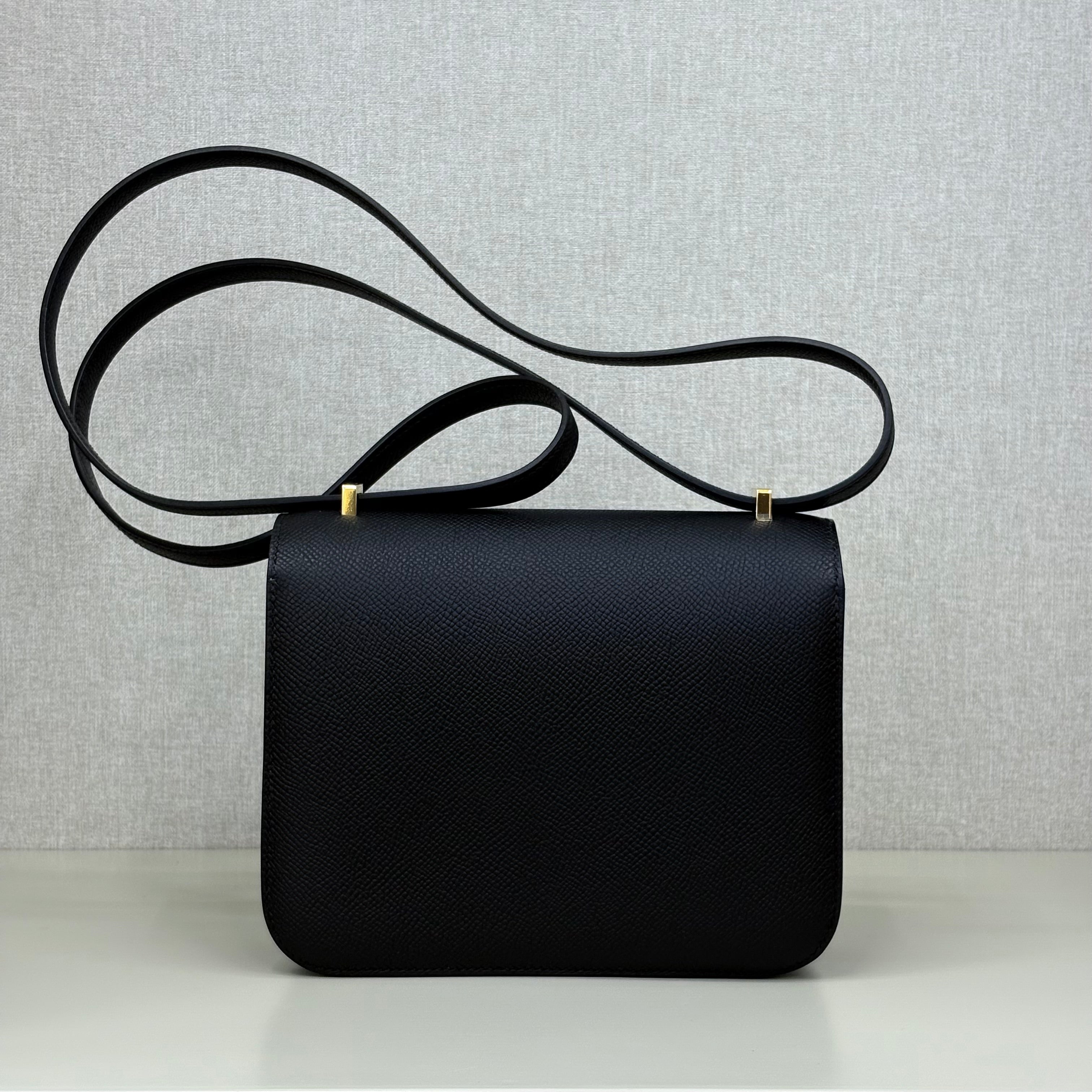 HERMES Epsom Constance 18 Black