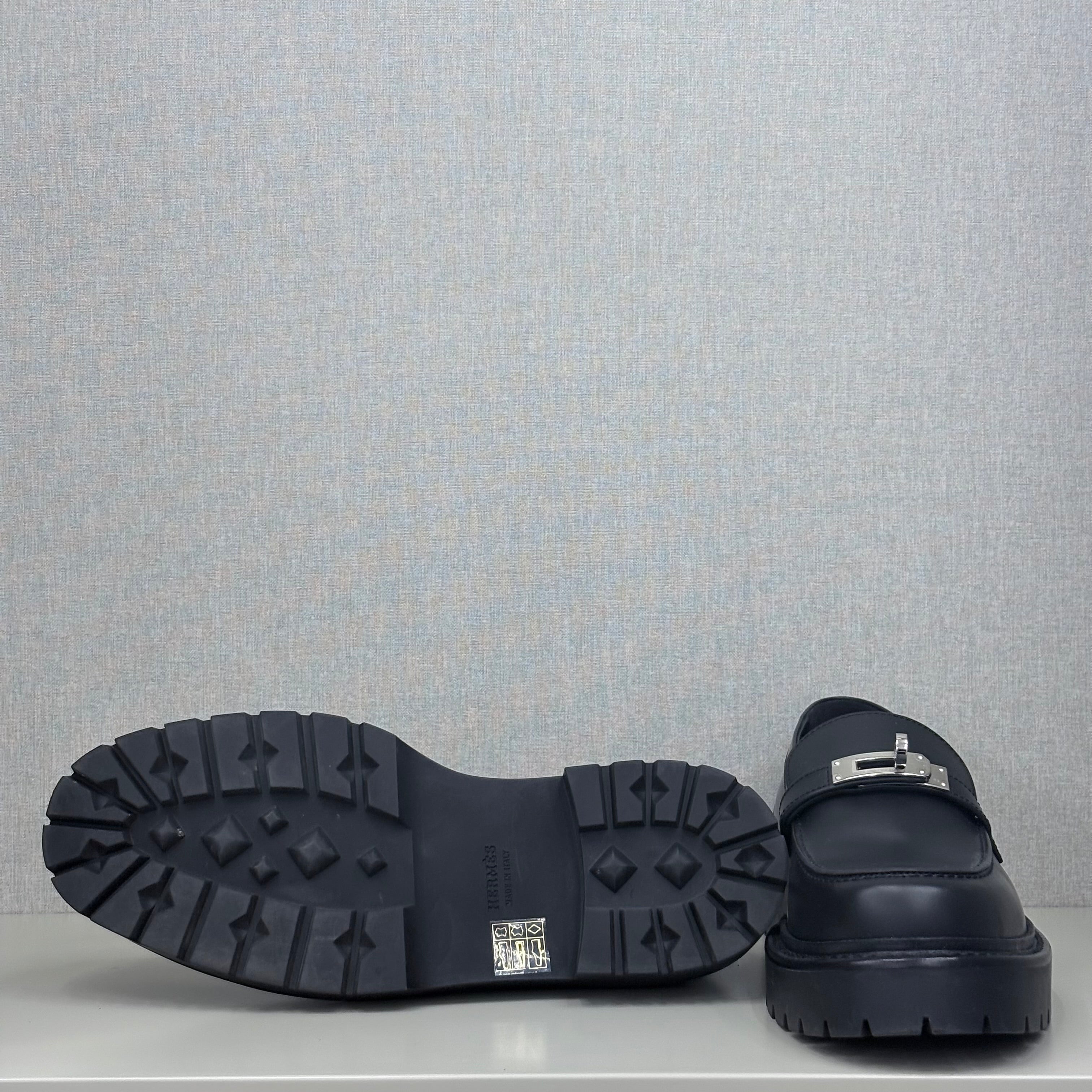 Hermes Icone Loafer Black New
