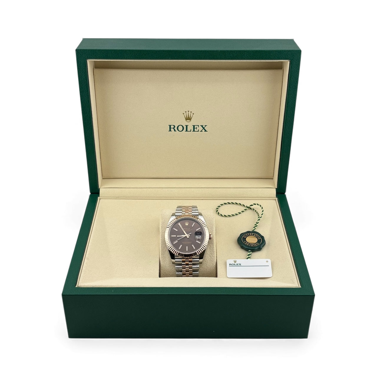 Rolex Datejust Chocolate 126331 Pre-Owned Mint