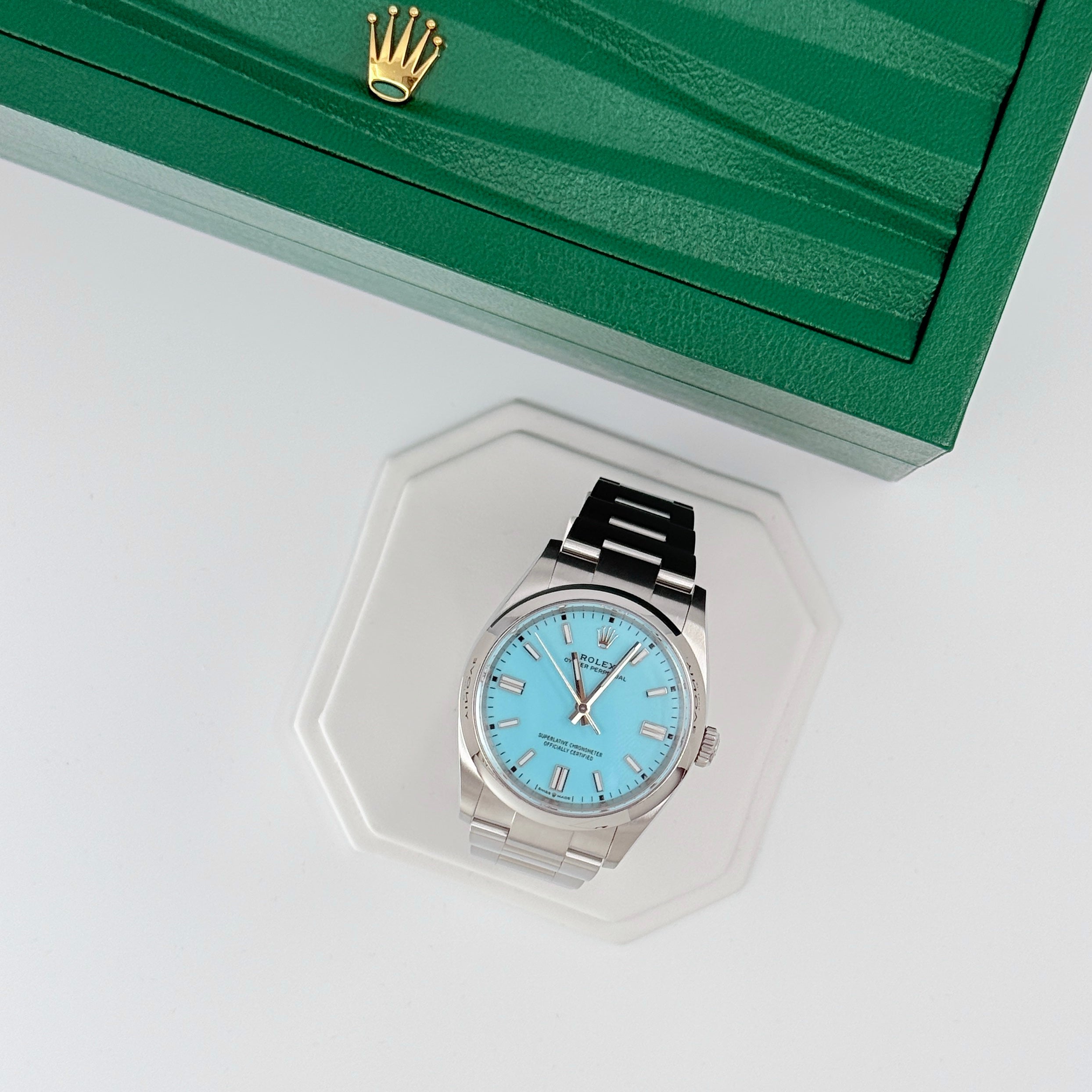 Rolex Oyster Perpetual 126000 | Tiffany Blue Dial | 36mm | New