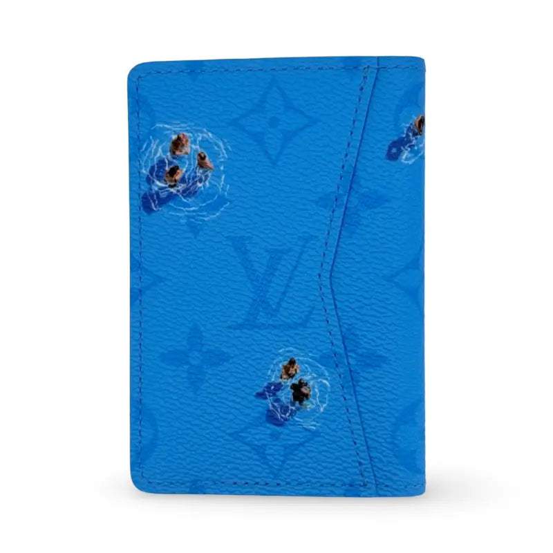 Louis Vuitton Pocket Organizer | Blue Lagoon Monogram | NEW