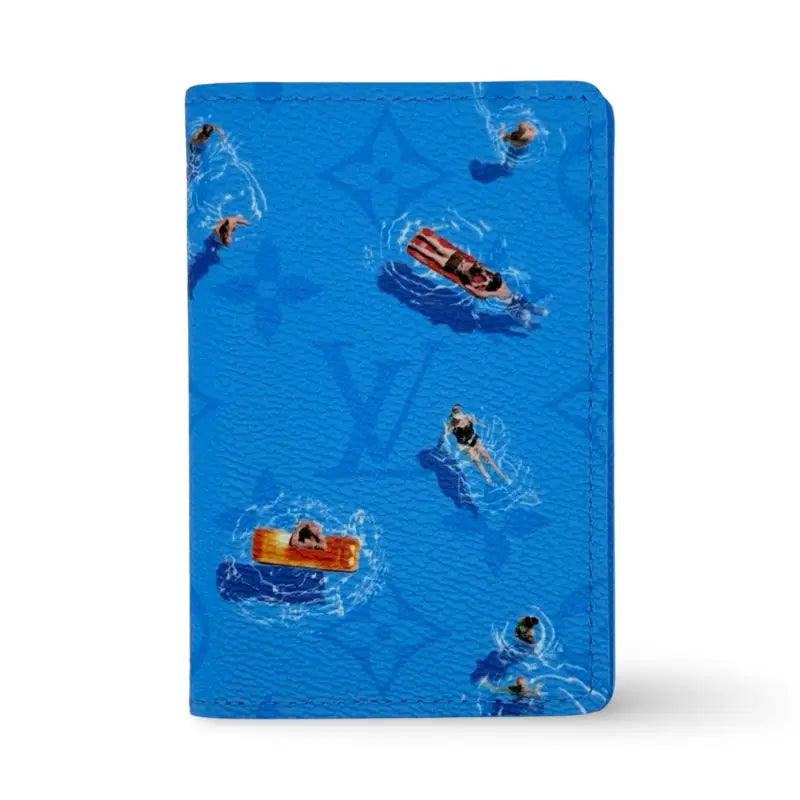 Louis Vuitton Pocket Organizer | Blue Lagoon Monogram | NEW
