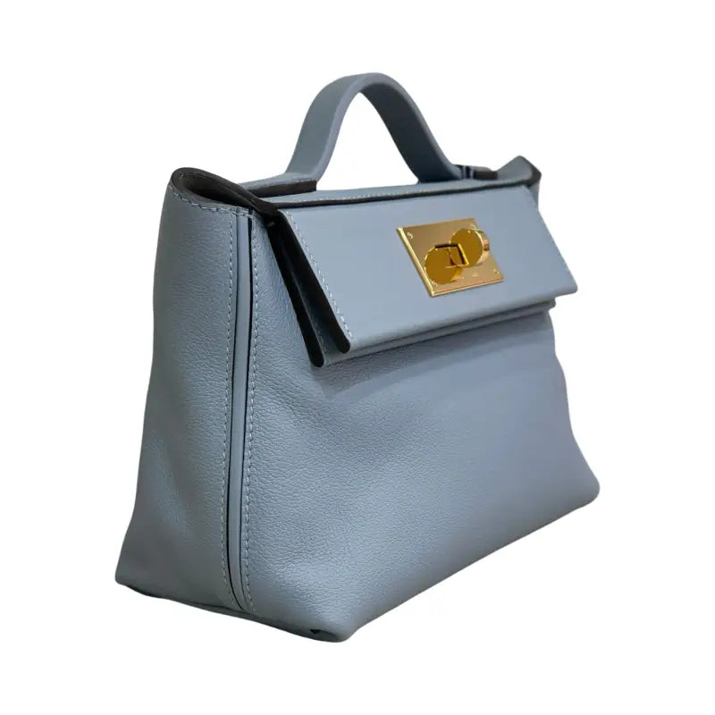 Hermès 2424 Mini | Blue | U Stamp | Box & Dust Bag | Pre-Owned Excellent