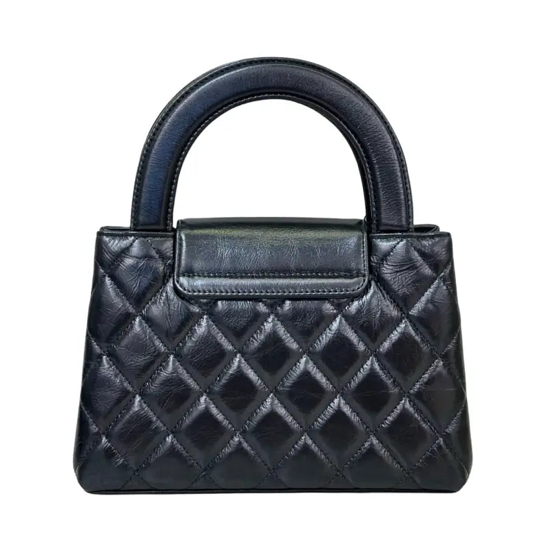 Chanel Nano Kelly Shopper | Shiny Aged Calfskin | Black | New