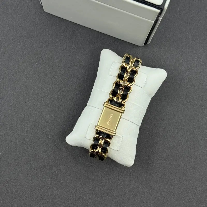 Chanel Première Édition Originale Watch | Black & Gold | Size L | New