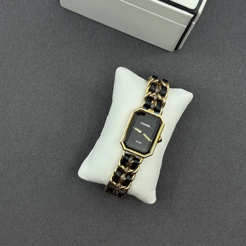 Chanel Première Édition Originale Watch | Black & Gold | Size L | New