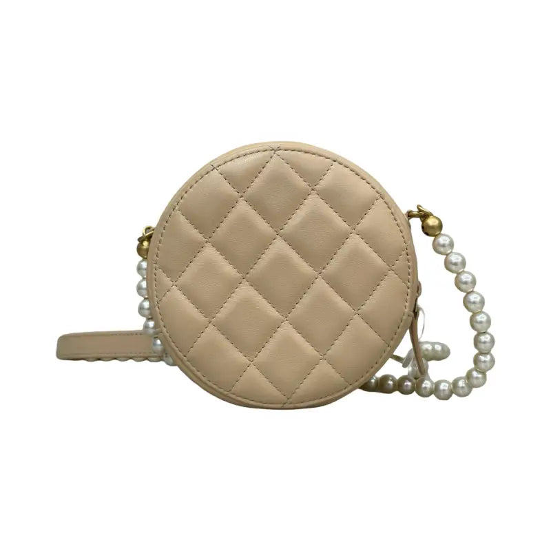 CHANEL Pearl Round Clutch (New)
