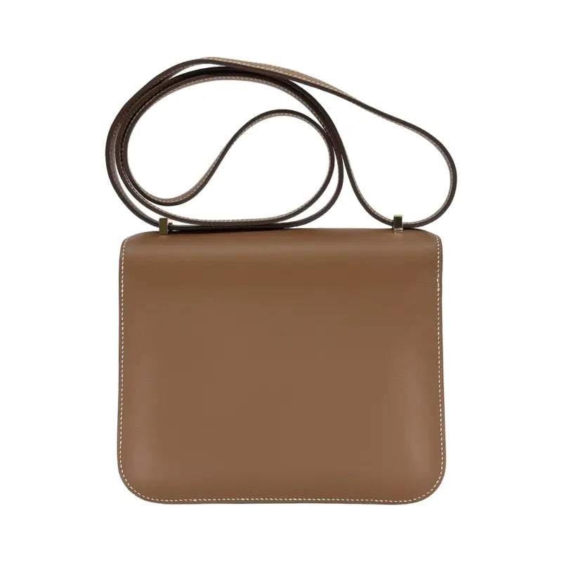 Hermès Constance 19 | Gold Swift Leather | Gold Hardware | B Stamp | New Full Set with Mirror
