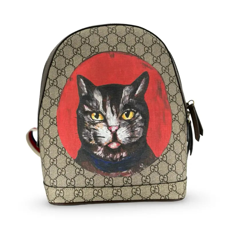 Gucci Backpack 2/cat print (Used)