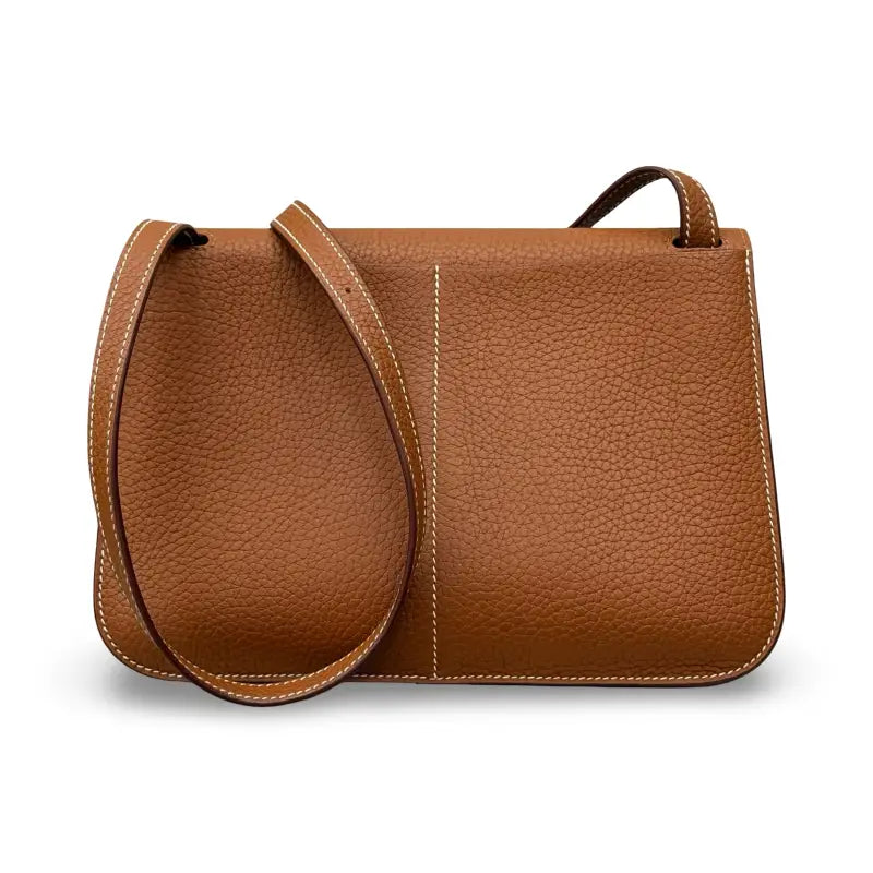 Hermès Halzan 25 Bag | Gold | Gold Hardware | Pre-Owned