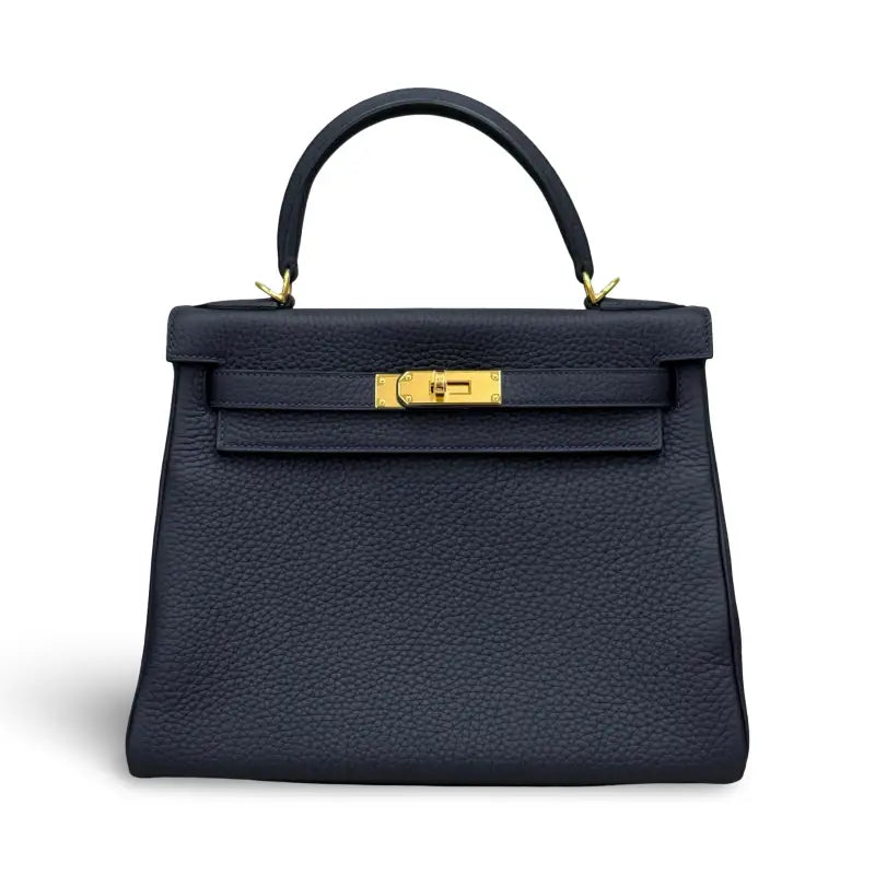 Hermès Kelly 28 | Caban Clemence Leather | Gold Hardware | New - GLINT