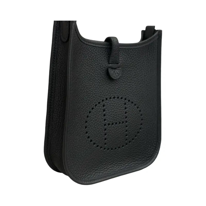 Hermès Mini Evelyne | Black | Silver Hardware | W Stamp 2024 | New