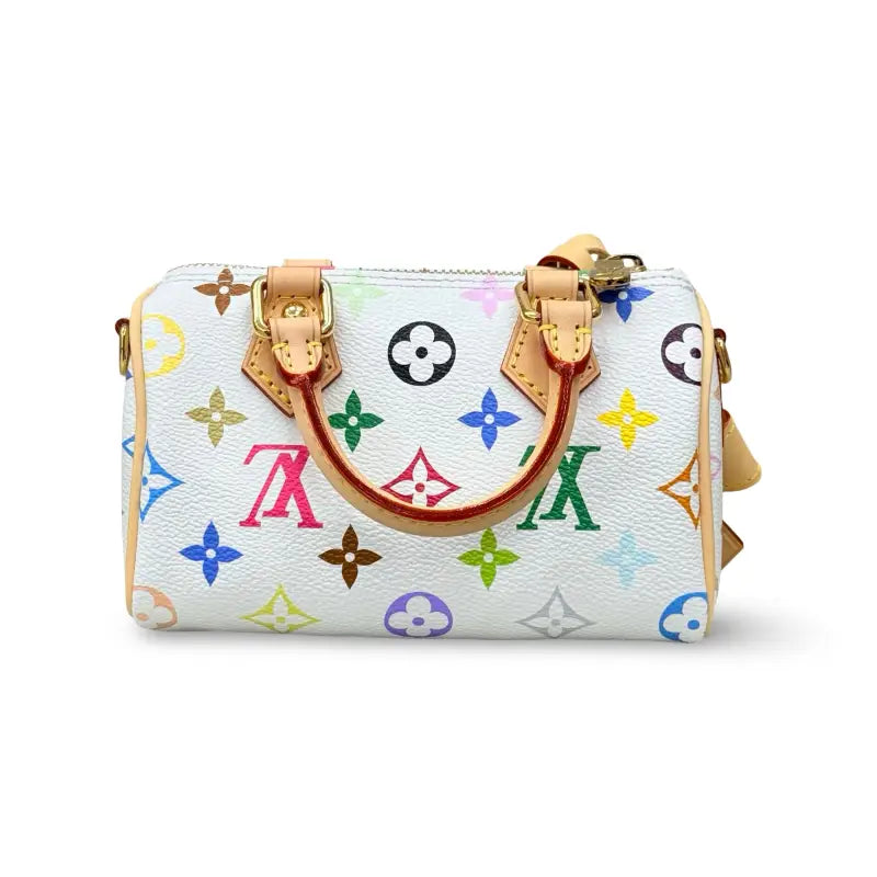 Louis Vuitton x Takashi Murakami Nano Speedy Multicolor Monogram New