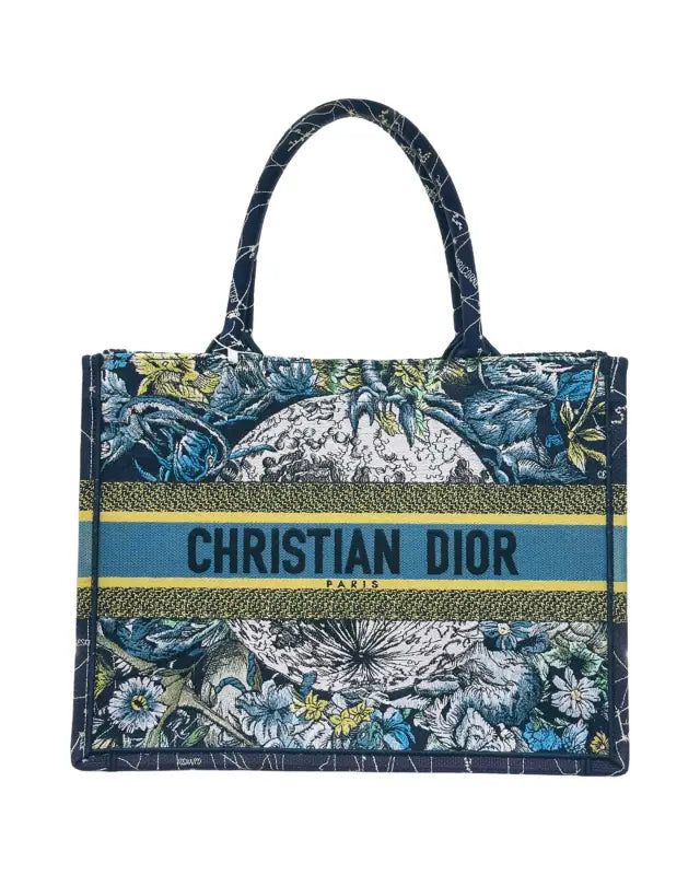 Dior Book Tote | Medium | Blue | Pre-Owned Excellent