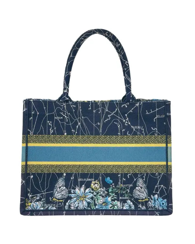 Dior Book Tote | Medium | Blue | Pre-Owned Excellent