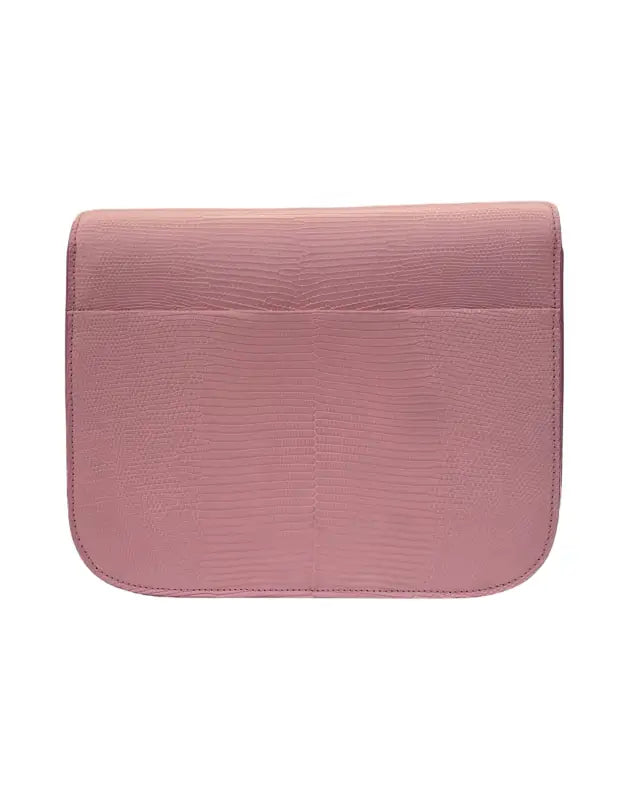 Celine Classic Box Bag | Medium | Pink Lizard | Silver Hardware | Pre-Owned Excellent