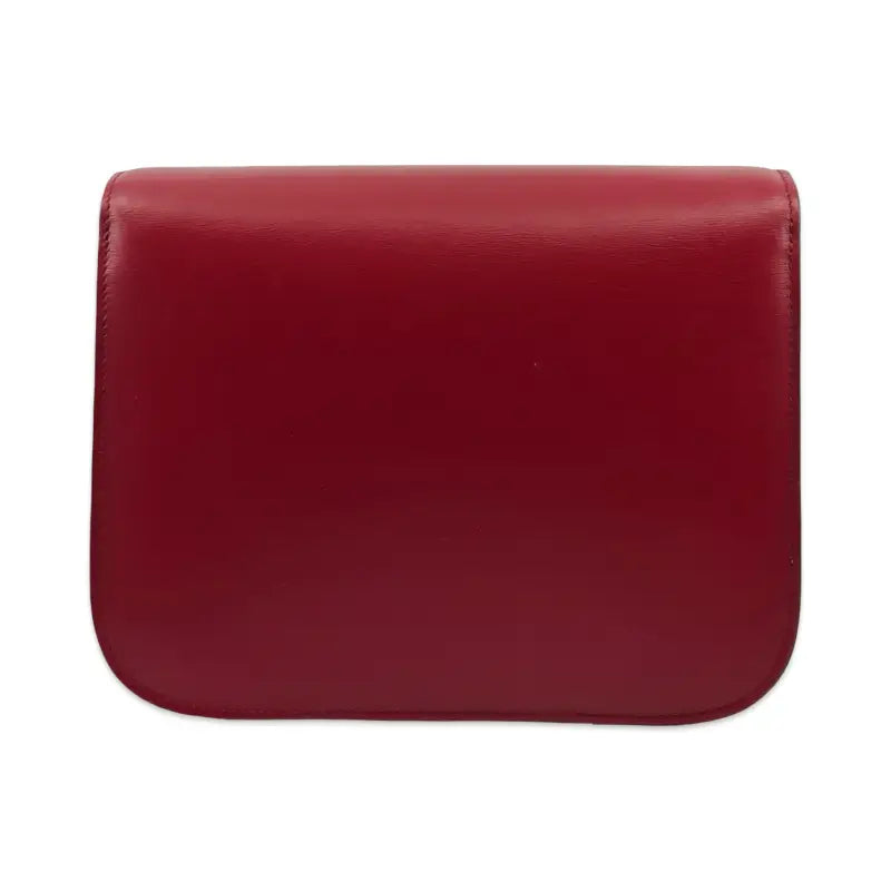 Celine Classic Box Bag Medium | Red Liege Calfskin Leather | PRE-OWNED EXCELLENT