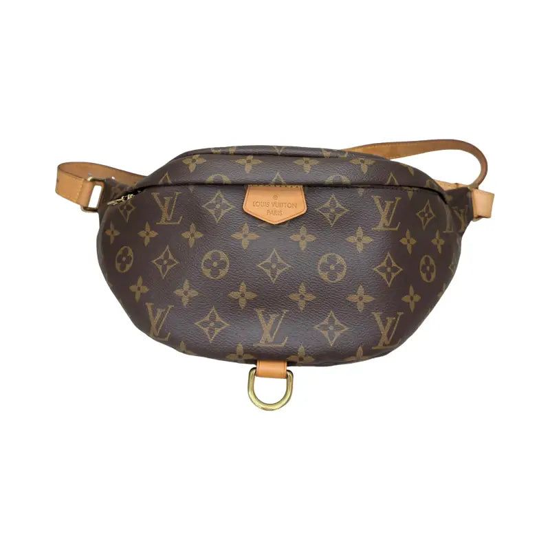 Brown louis vuitton monogram canvas bumbag with dust bag for lv pre-owned style