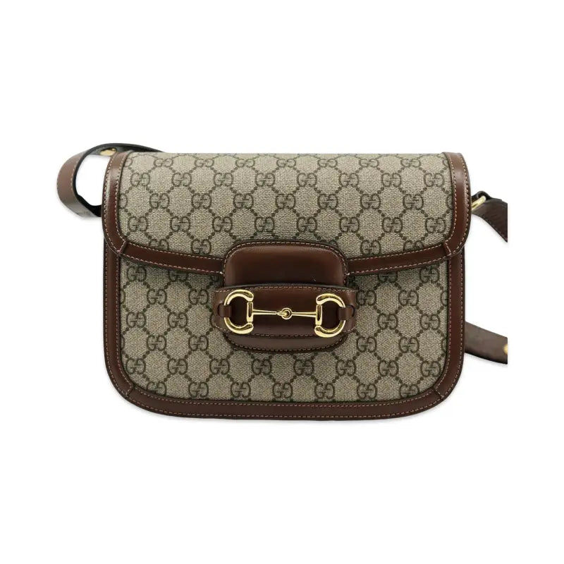 Gucci 1955 Horsebit Crossbody | GG Supreme Canvas | Gold Hardware | NEVER WORN