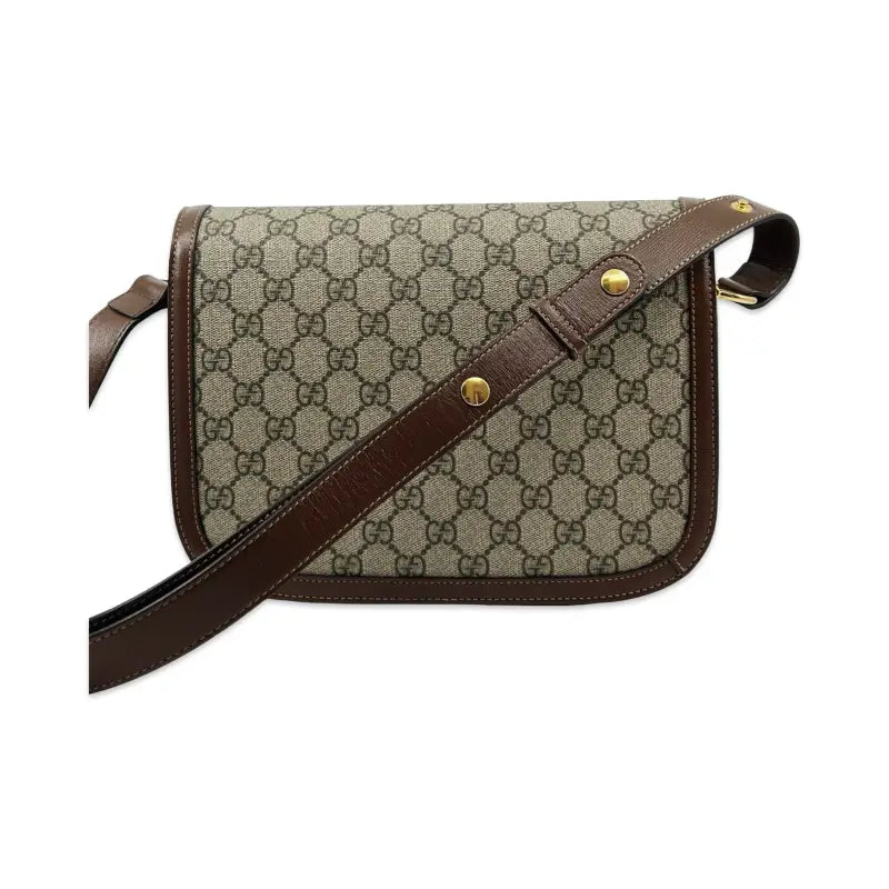 Gucci 1955 Horsebit Crossbody | GG Supreme Canvas | Gold Hardware | NEVER WORN