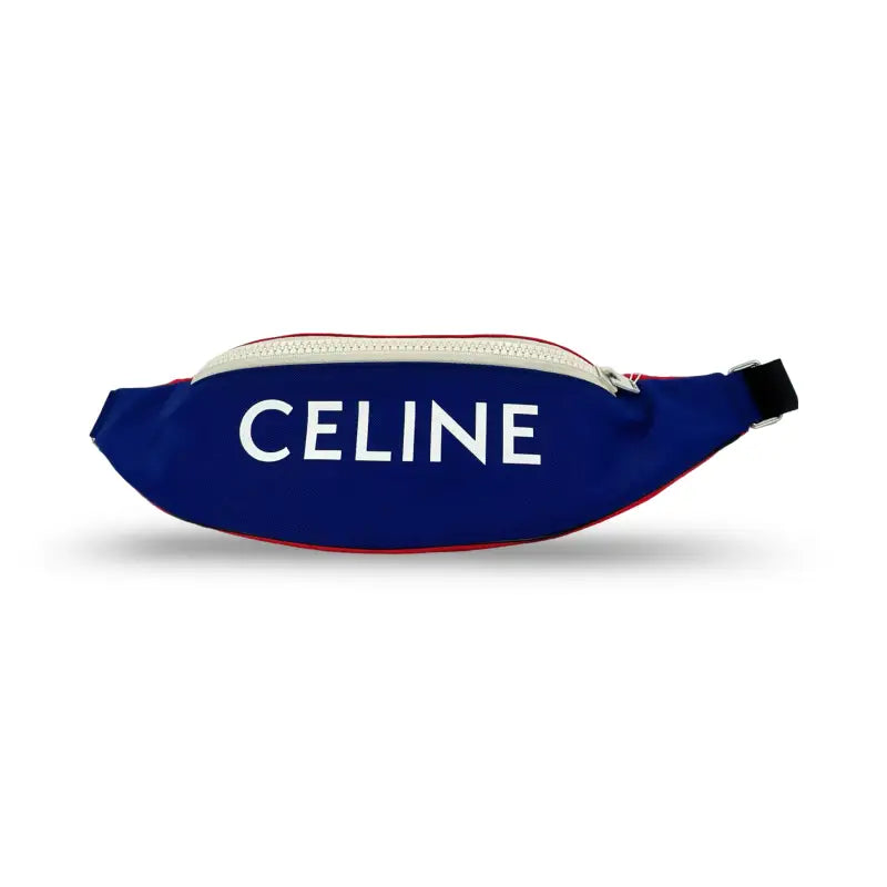 Celine Logo Belt Bag | Multicolor Nylon | Adjustable Strap | NEW